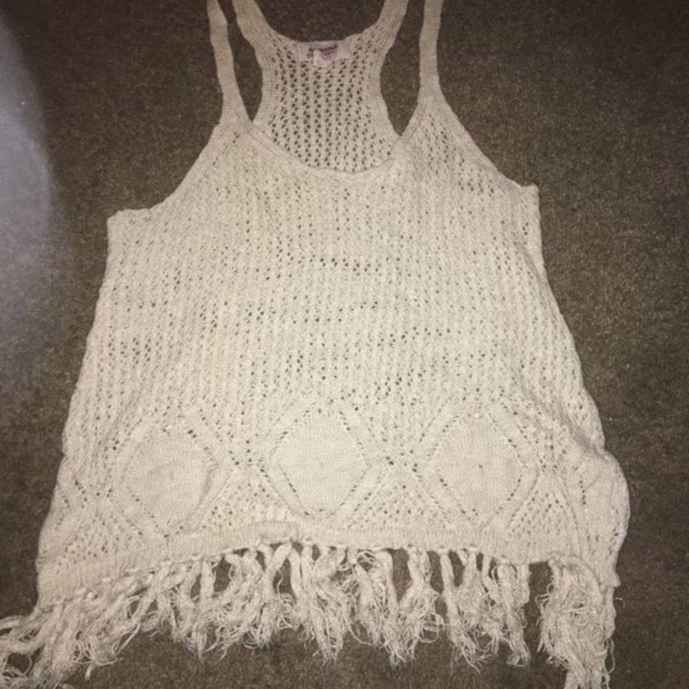 Tan boho shirt
